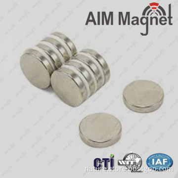 N42 Neodymium Disc Magnets 10mm dia. x 1mm thick